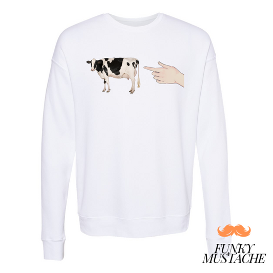 Cow poke sweater